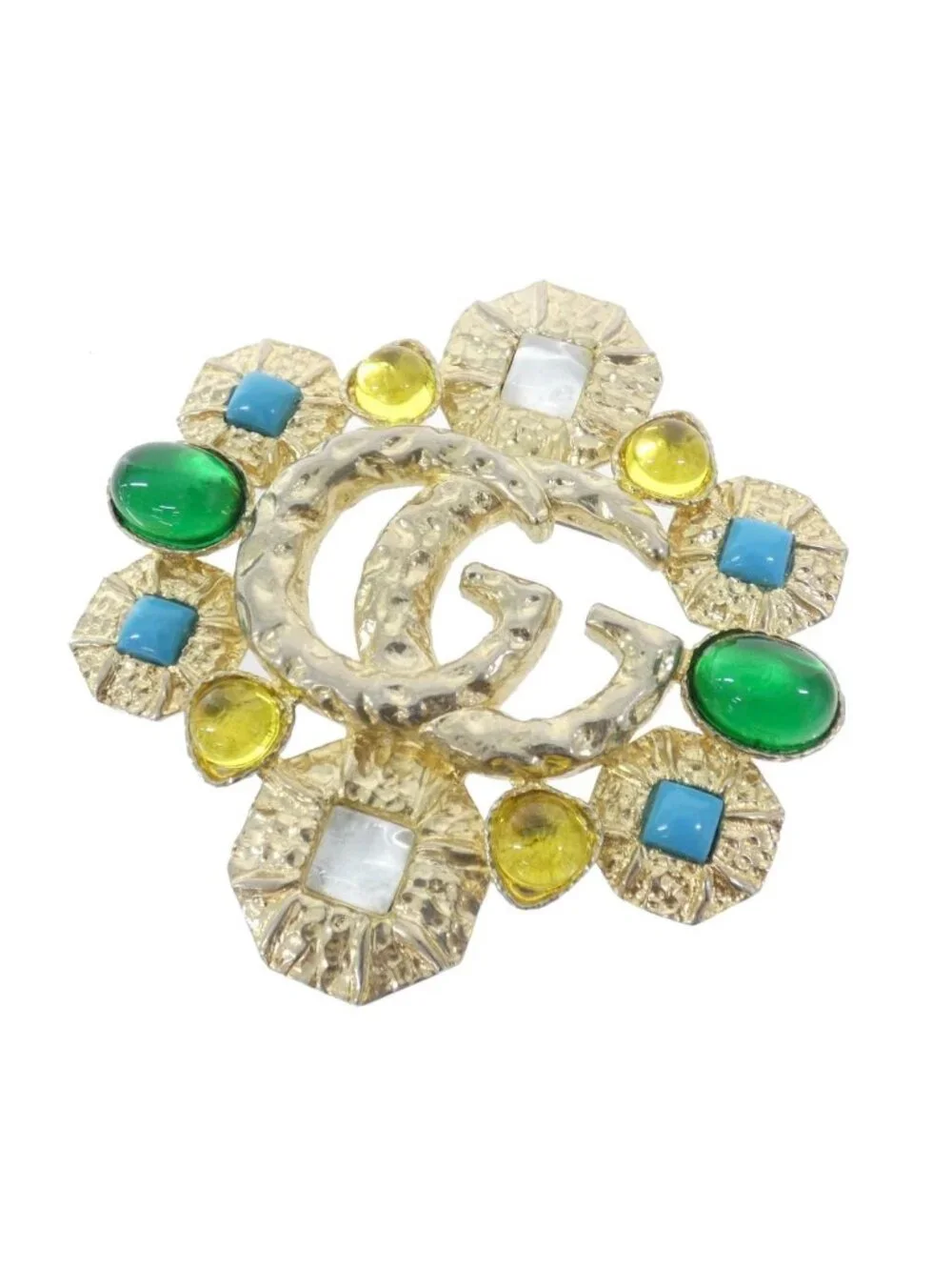 Gucci Vintage Brooch Gold